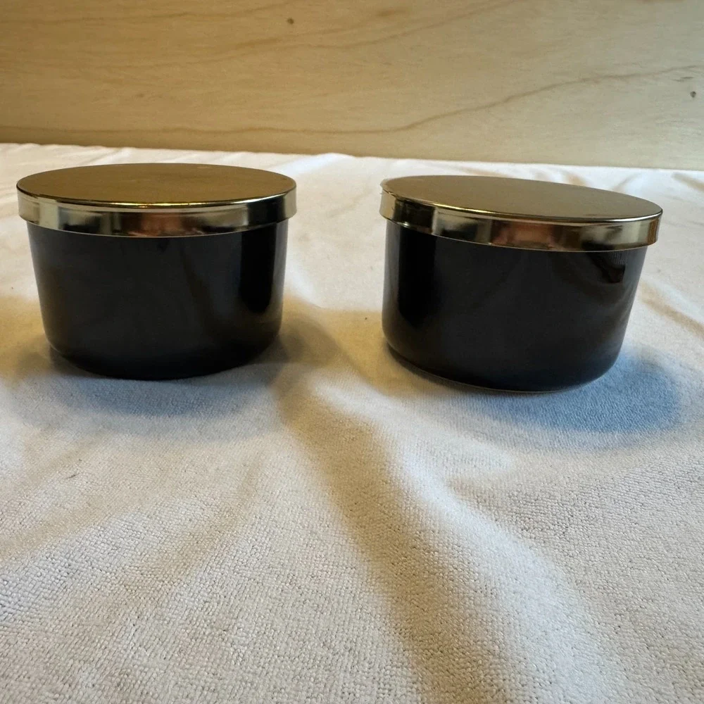 Multi Use Ceramic Storage Containers w/Metal Lids Food Safe Too Z Gallerie